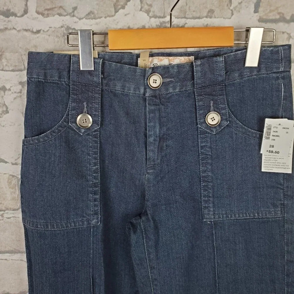 Vintage 90s Brody Trouser Jeans Reg Rise 28 Dark  Wash - Picture 3 of 16